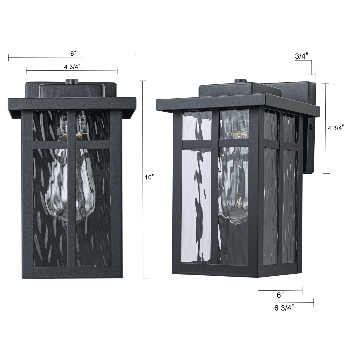 C Cattleya 2-Pack Outdoor Wall Lights image 5