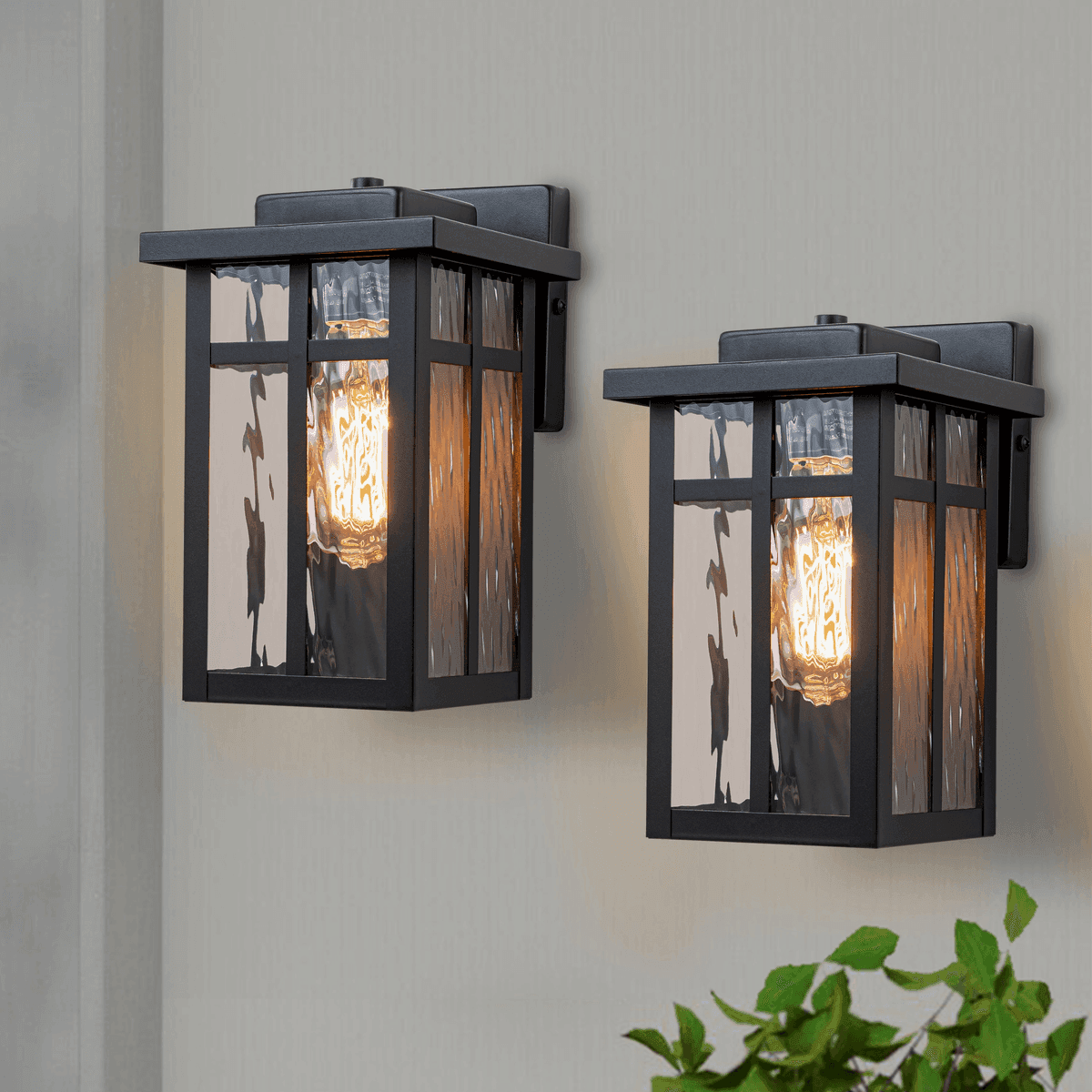 C Cattleya 2-Pack Outdoor Wall Lights