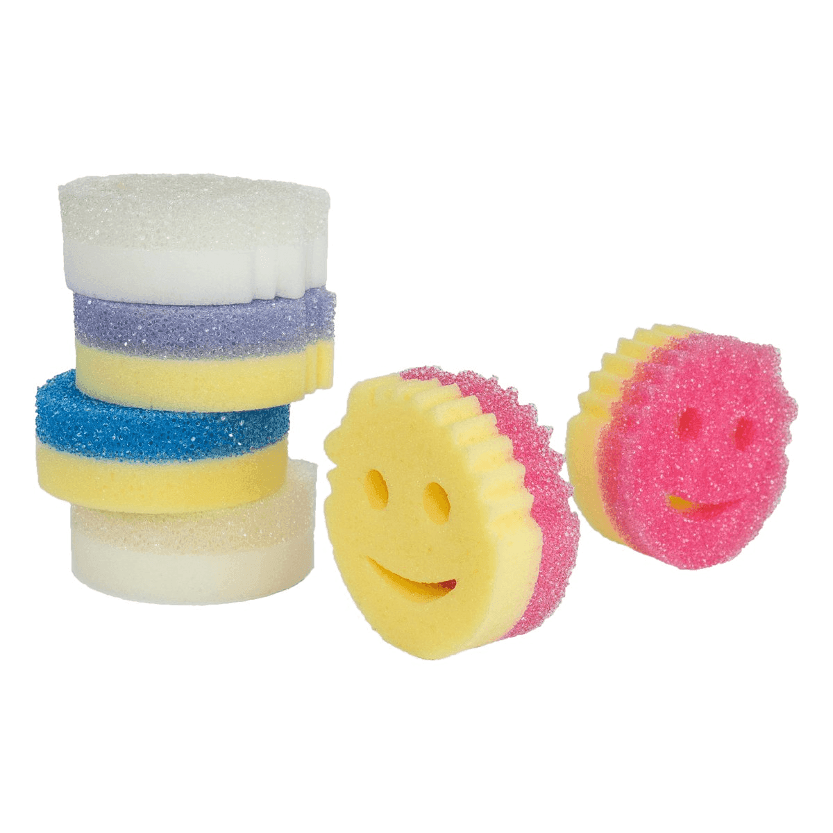 Scrub Daddy Scrub Mommy Non-Scratch Sponges, 4-Pack image 5