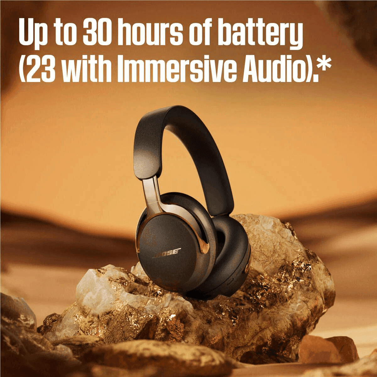 Bose QuietComfort Ultra 2nd Gen Wireless ANC Headphones, Desert Gold image 5