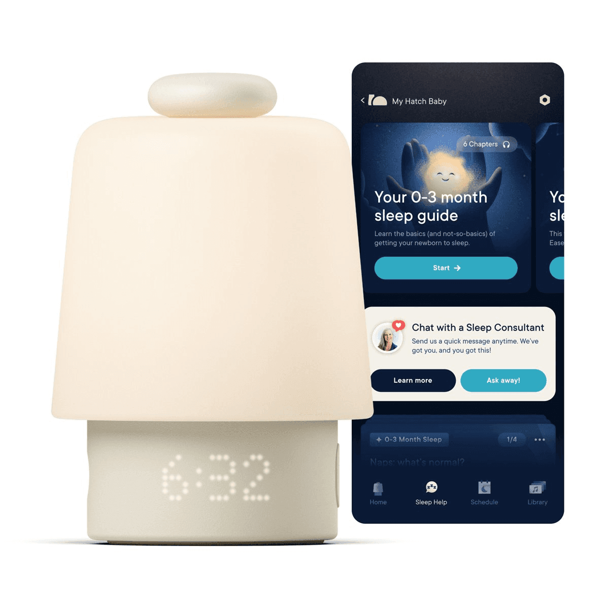 Hatch Baby Sound Machine and Night Light - Putty image 2