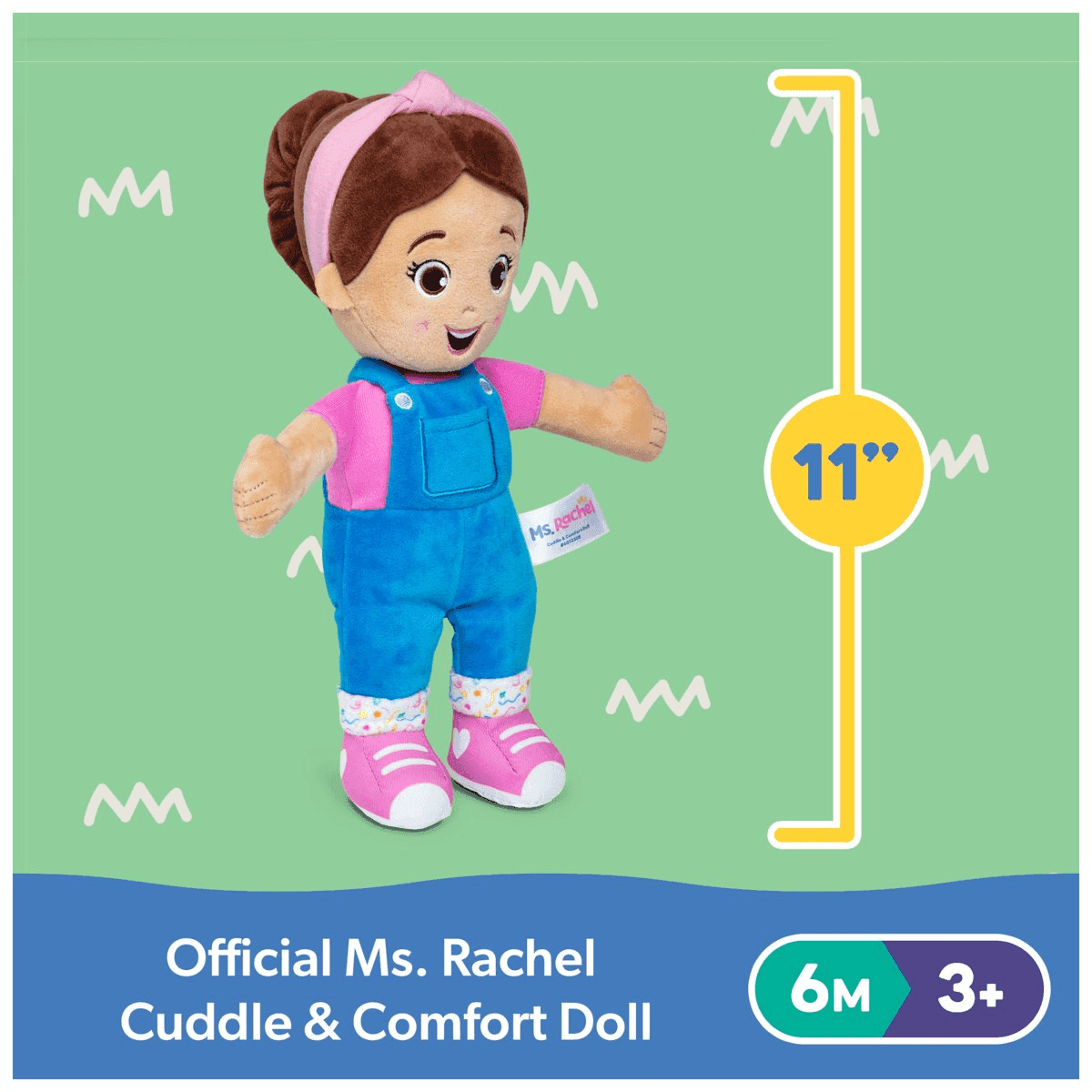 Ms. Rachel 11-Inch Cuddle & Comfort Plush Doll image 2