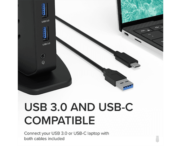 Plugable UD-3900Z Dual Monitor Universal Docking Station image 4