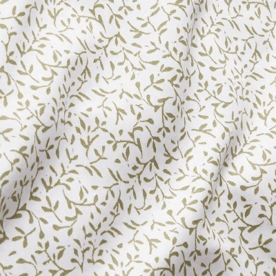 Threshold Queen Performance 400 Thread Count Sheet Set - Green Vine image 4