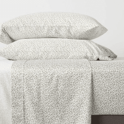 Threshold Queen Performance 400 Thread Count Sheet Set - Green Vine image 2