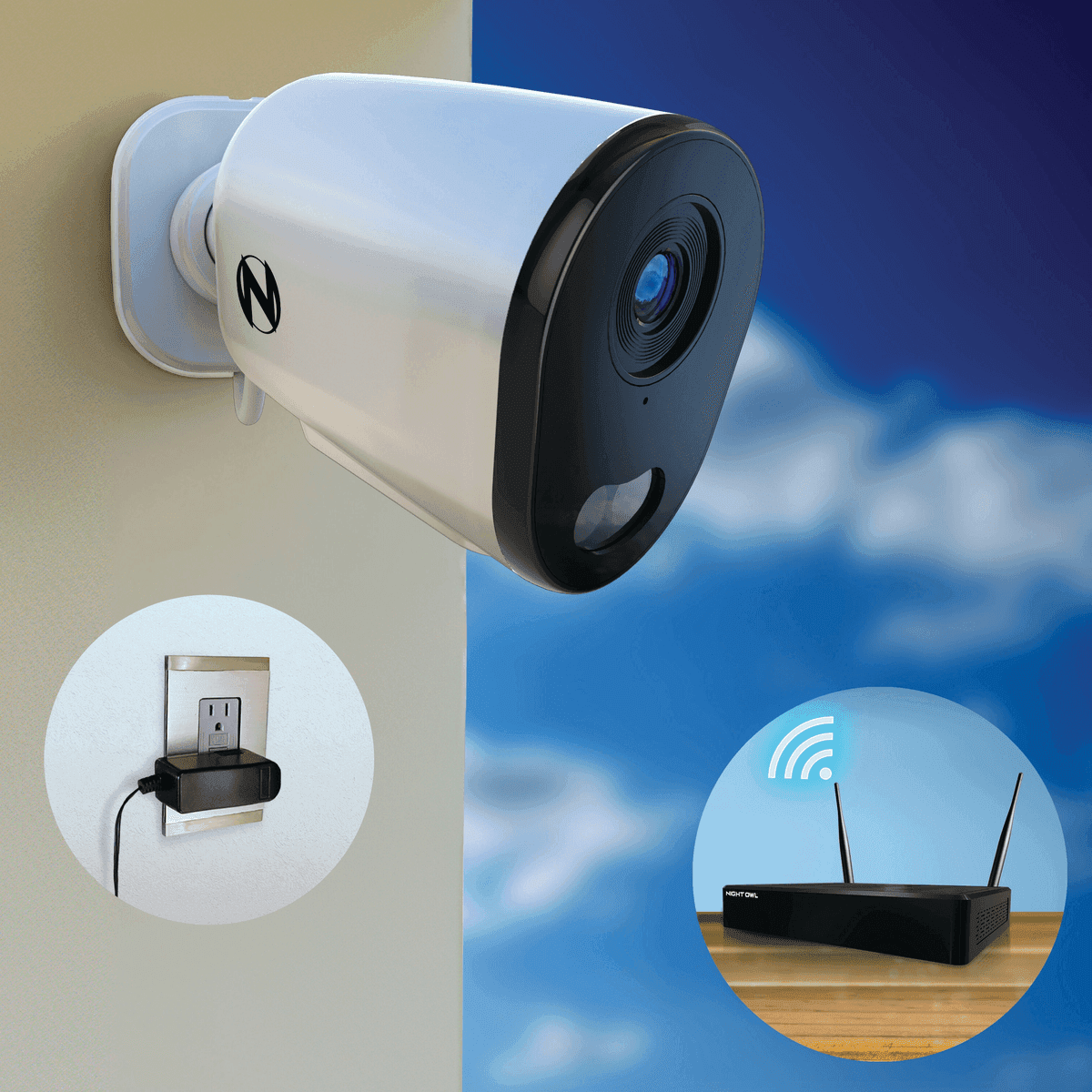 Night Owl FTD2 2-Camera 2K Plug-In Security System image 4