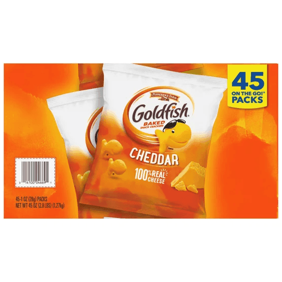Goldfish Cheddar Baked Snack Crackers 1 oz 45-Count image 5