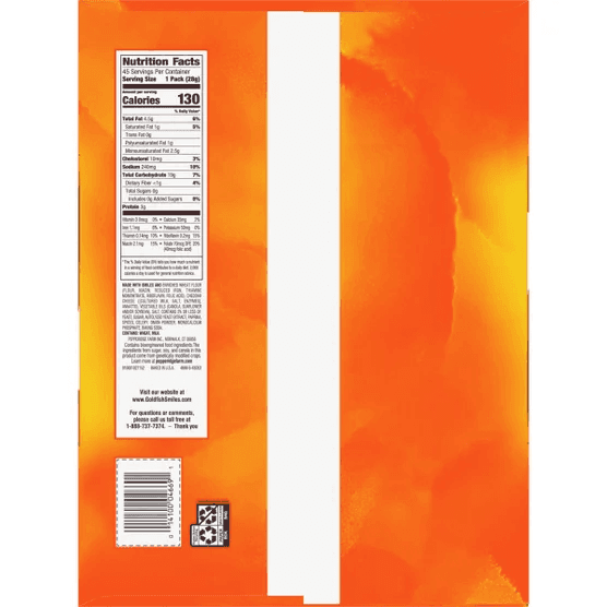 Goldfish Cheddar Baked Snack Crackers 1 oz 45-Count image 3