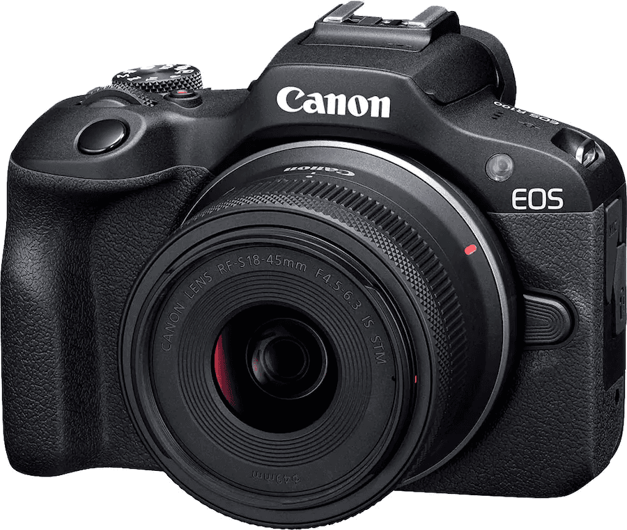 Canon EOS R100 4K Mirrorless Camera with RF-S 18-45mm Lens image 2