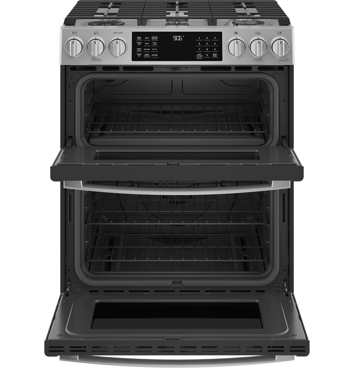 GE Profile 30-inch Smart Double-Oven Gas Range image 3