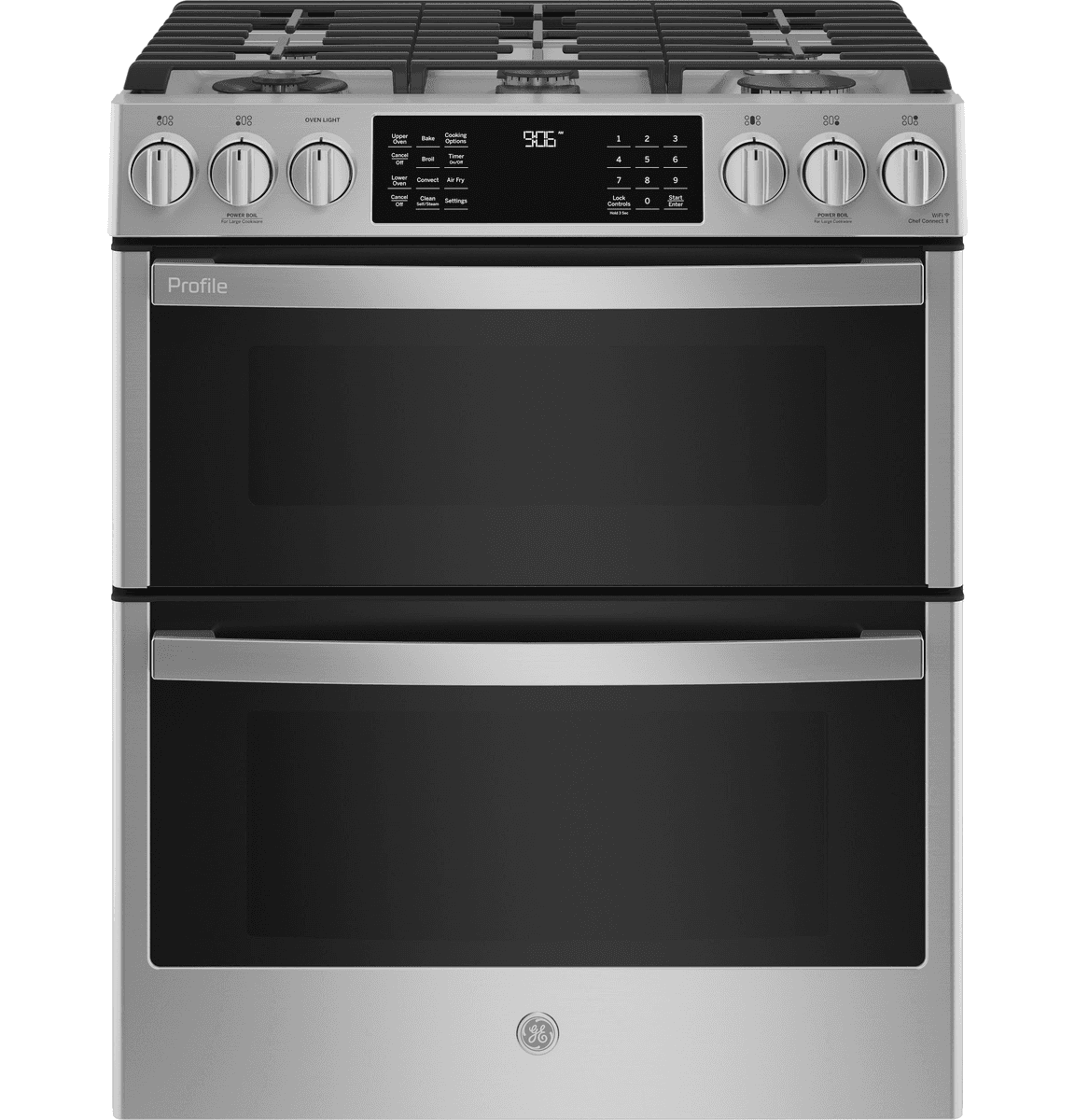 GE Profile 30-inch Smart Double-Oven Gas Range