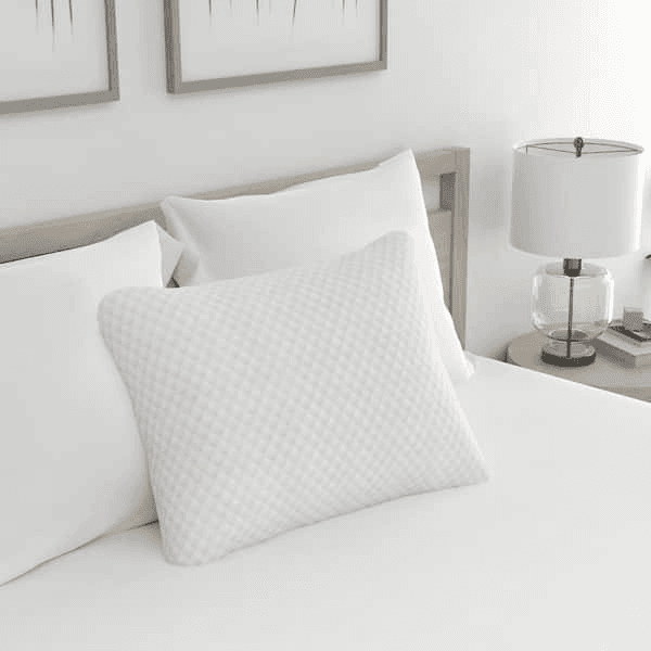 StyleWell Cooling Memory Foam Standard Pillow with Removable Bamboo Cover