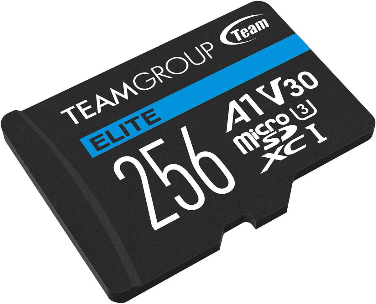 Team Group Elite 256GB microSDXC U3 V30 A1 Memory Card with SD Adapter image 2