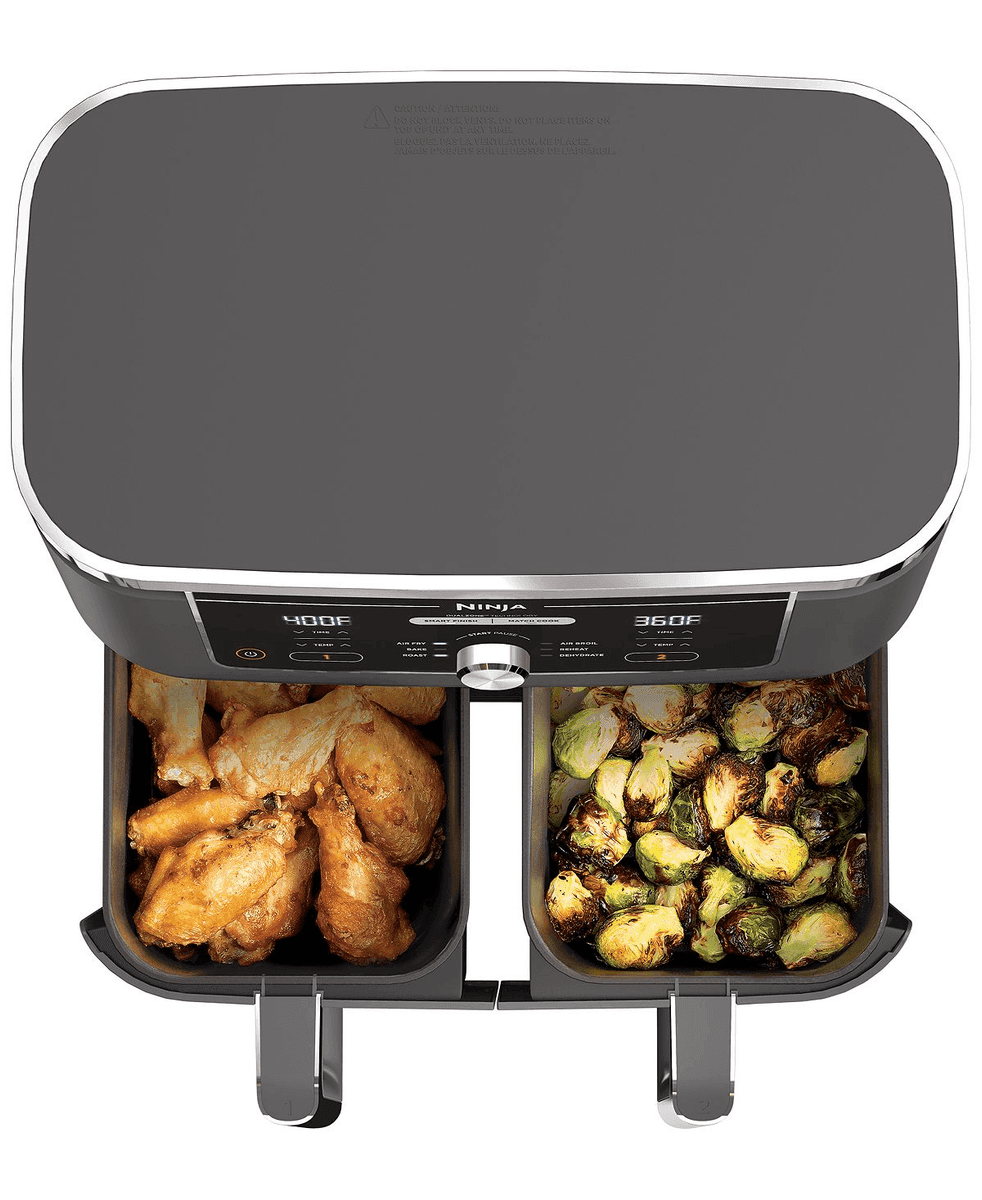 Ninja Foodi DZ401 10-Qt. 6-in-1 Dual-Basket Air Fryer image 3