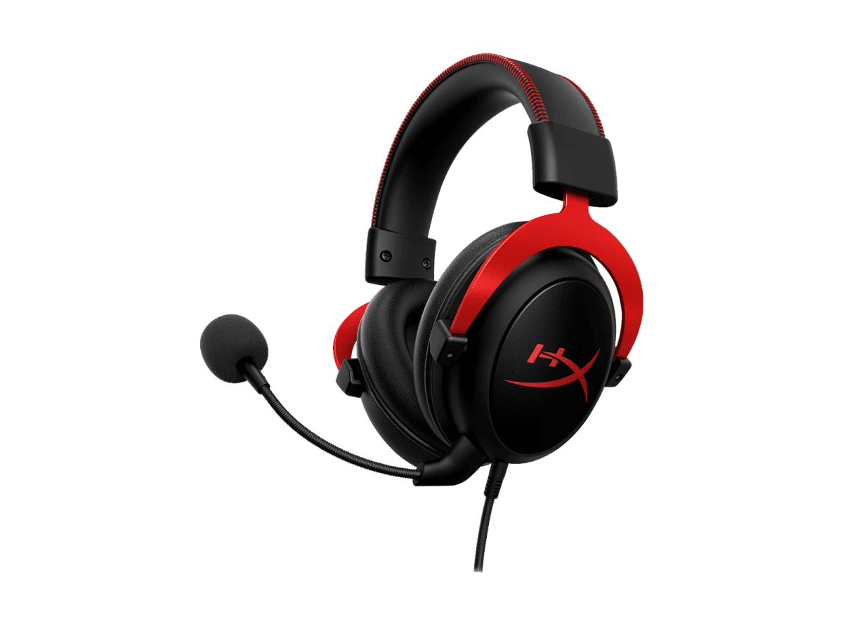 HyperX Cloud II Wired Gaming Headset - Black/Red