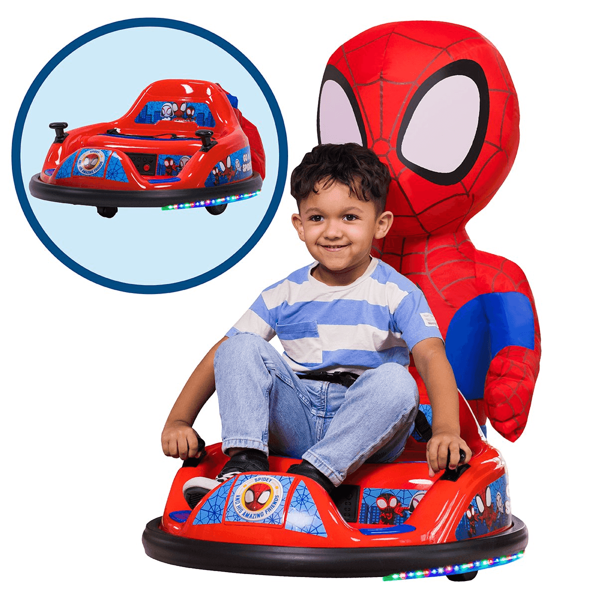 Marvel Spider-Man Spidey ImaginAir 6V Ride-On Bumper Car image 2