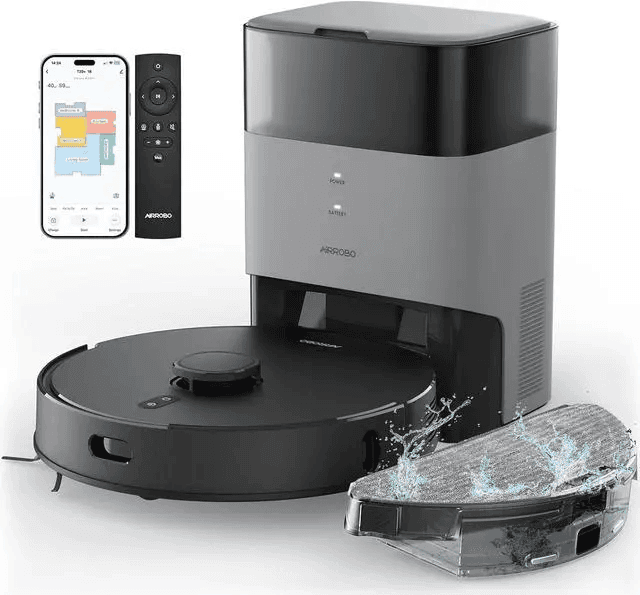 AIRROBO T20+ Robot Vacuum and Mop with Self-Emptying Station