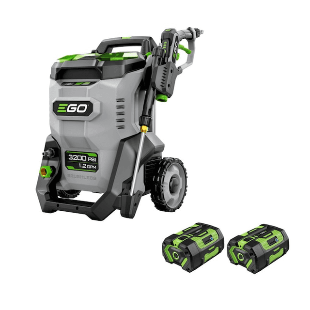 EGO POWER+ 3200-PSI Battery Pressure Washer with 2 Batteries and Charger image 1