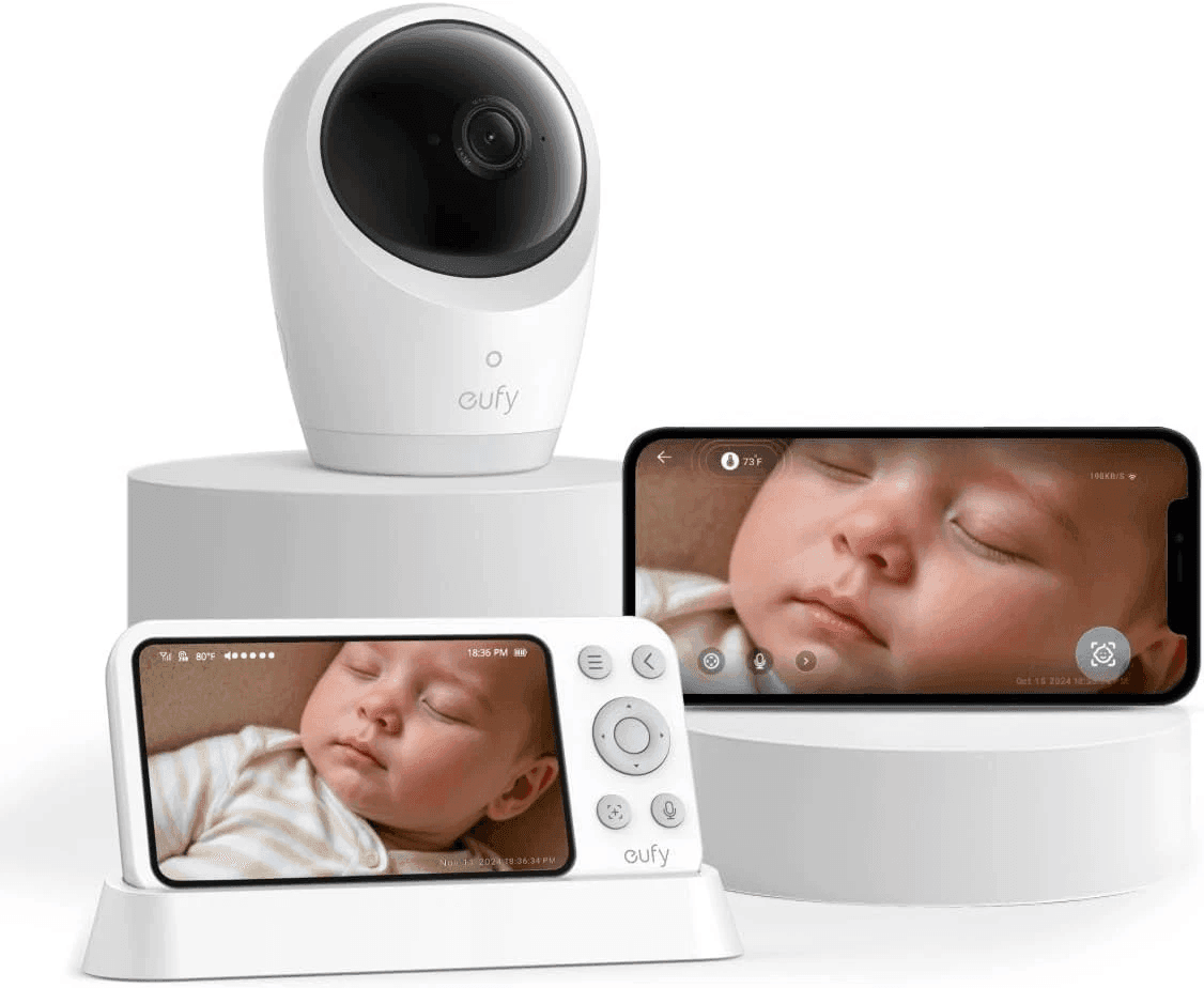 Certified Refurbished eufy E21 4K Baby Monitor