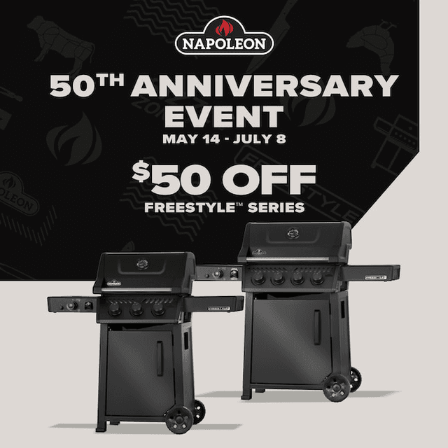 NAPOLEON Freestyle 365 3-Burner Liquid Propane Gas Grill image 2