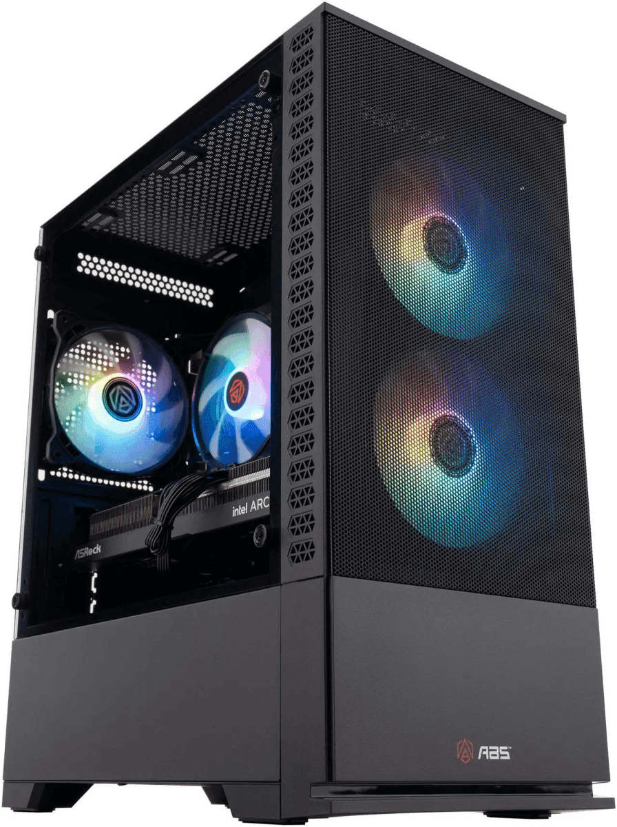 ABS Cyclone Aqua Gaming PC with Intel Core 5 120 and Arc A580
