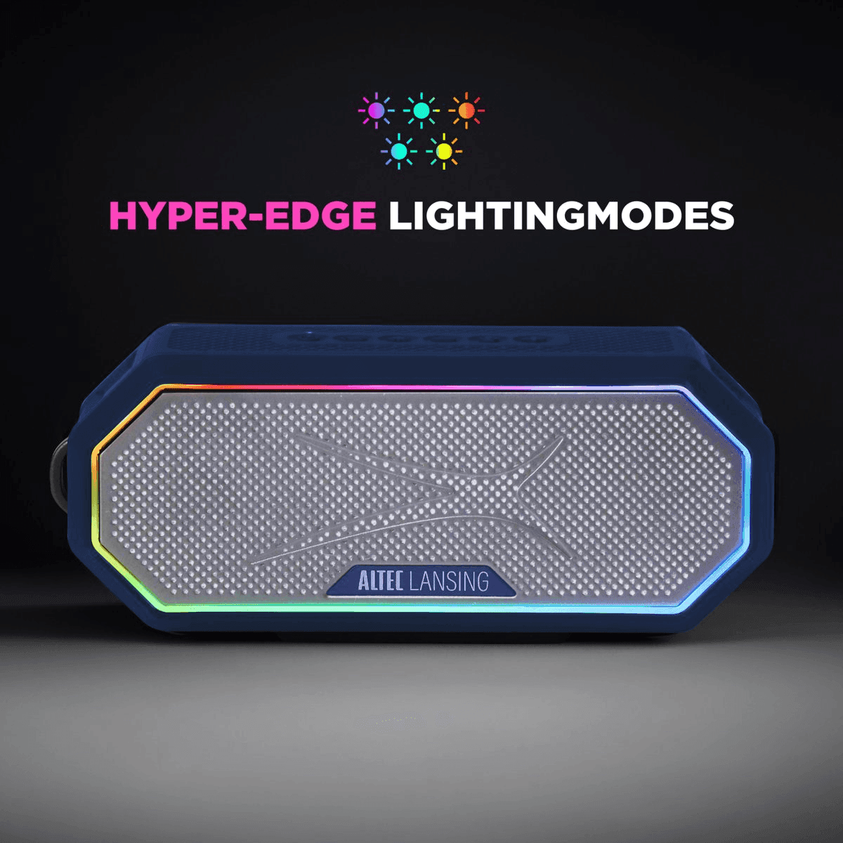 Altec Lansing HydraJolt 2.0 Bluetooth Speaker (Blue) image 4