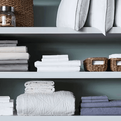 Threshold Twin/Twin XL 400-Thread-Count Cotton Sheet Set (White) image 5
