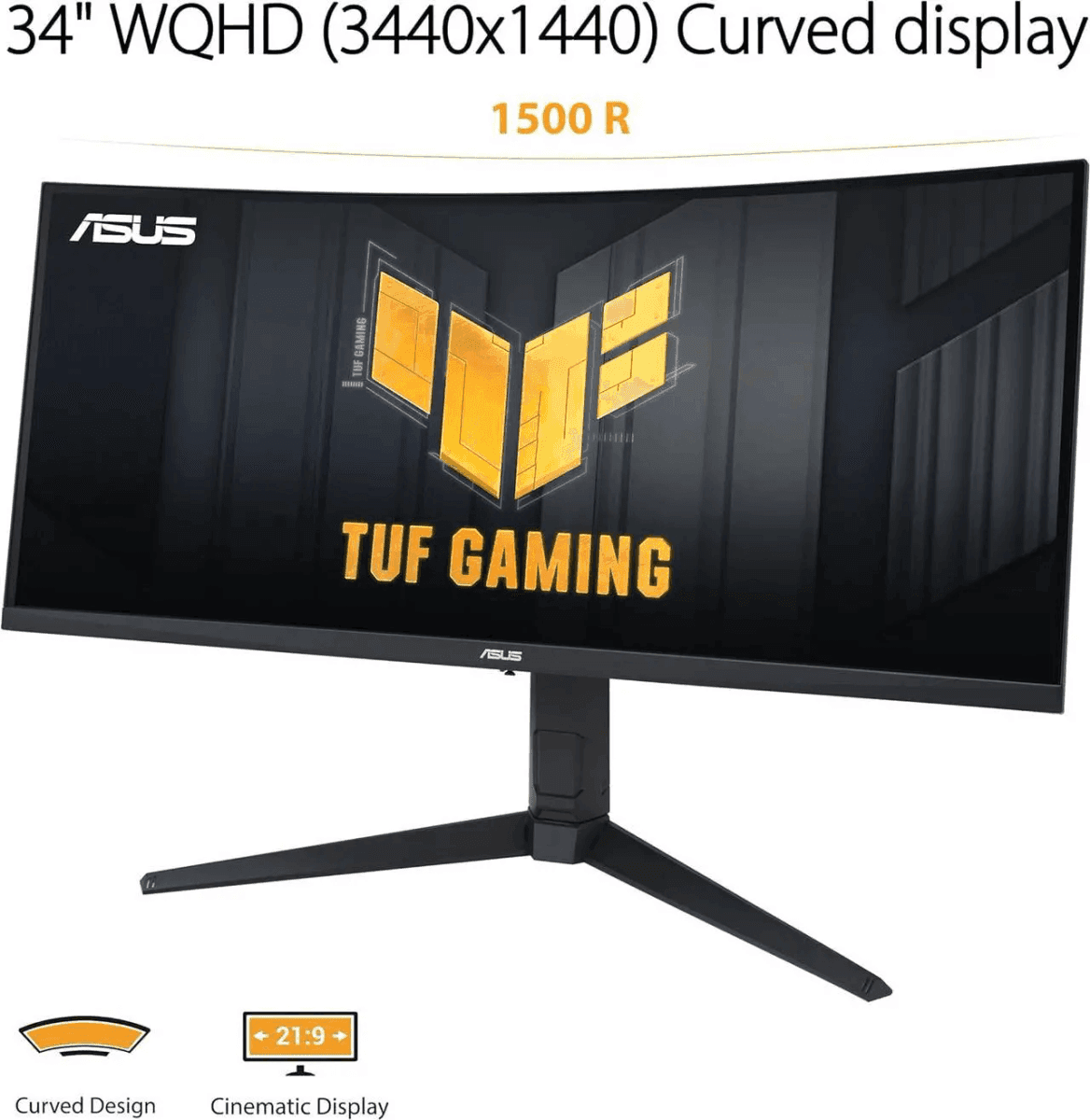 ASUS TUF VG34VQL3A 34-inch 180Hz Ultrawide Gaming Monitor image 2