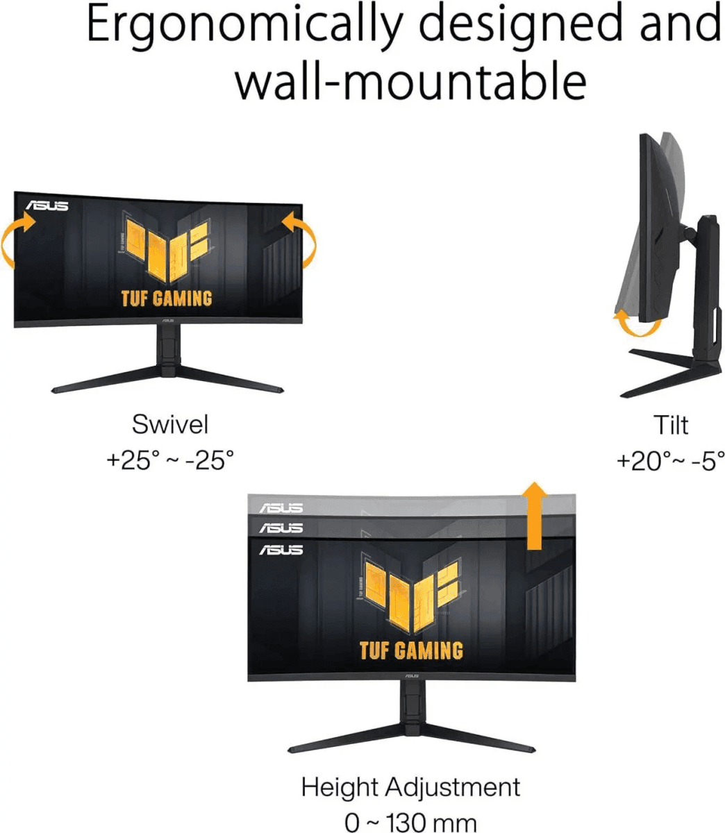 ASUS TUF VG34VQL3A 34-inch 180Hz Ultrawide Gaming Monitor image 5
