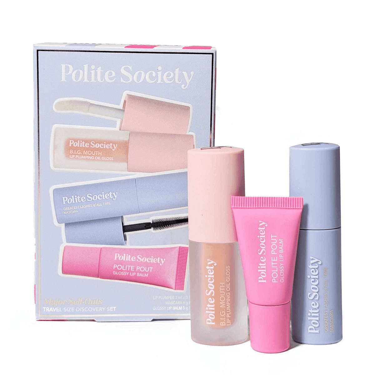 Polite Society Major Sell-Outs Travel-Size Discovery Set, 3-Piece