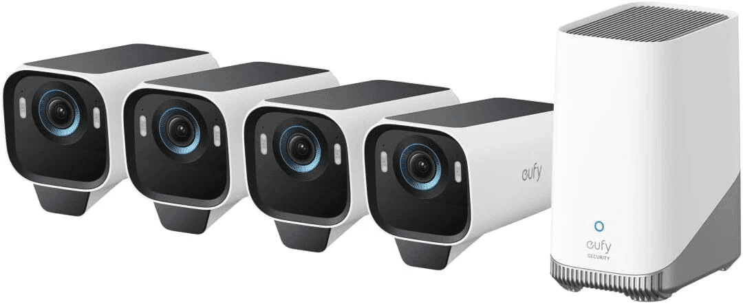 Certified-Refurbished EufyCam S3 Pro 4-Camera Solar Security System