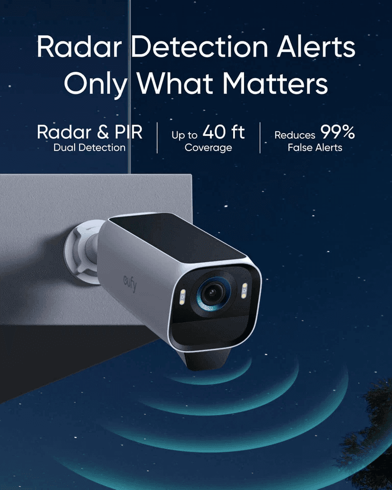 Certified-Refurbished EufyCam S3 Pro 4-Camera Solar Security System image 5