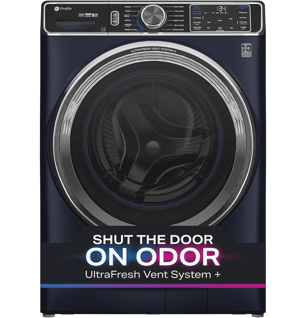 GE Profile 5.3 Cu. Ft. Smart Front Load Washer with UltraFresh Vent image 2