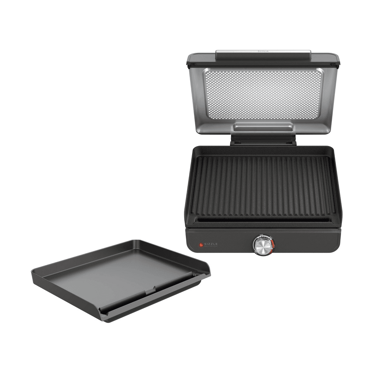 Ninja Sizzle Indoor Grill & Griddle with Interchangeable Plates image 2