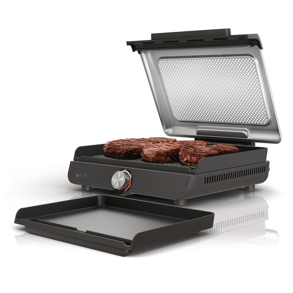 Ninja Sizzle Indoor Grill & Griddle with Interchangeable Plates