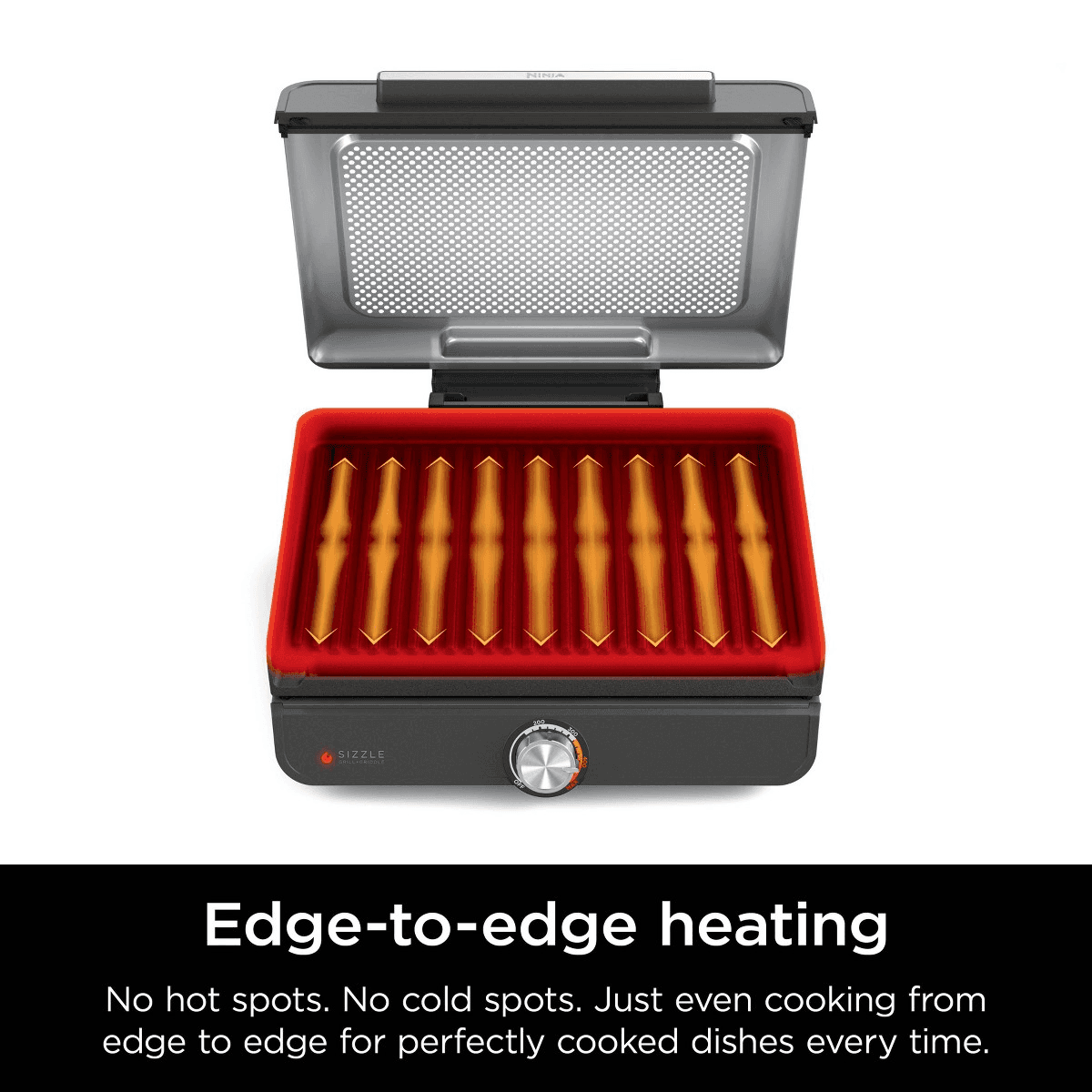 Ninja Sizzle Indoor Grill & Griddle with Interchangeable Plates image 4