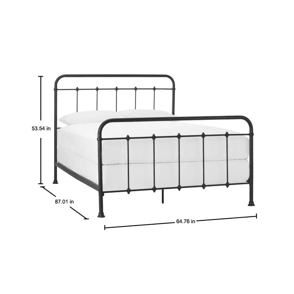 StyleWell Dorley Black Metal Queen Bed image 3