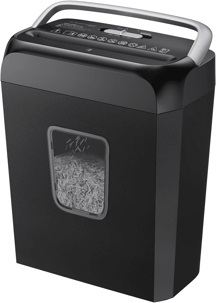 Bonsaii C237-B 6-Sheet Cross-Cut Paper Shredder $32.29 (Was $49.99)