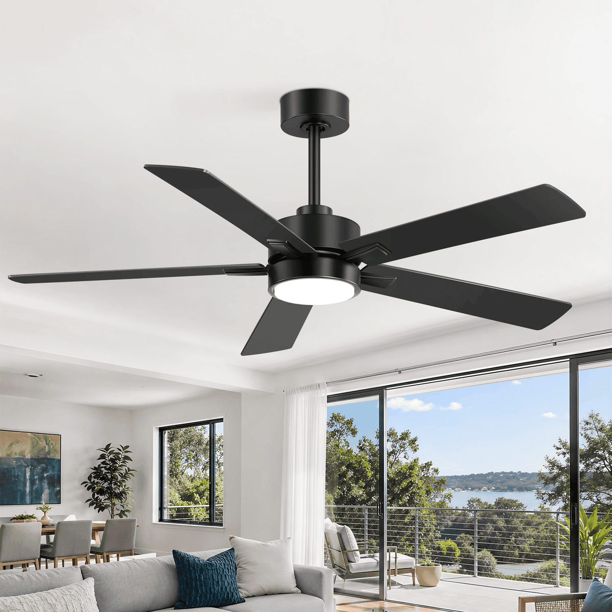 Breezary 52-Inch LED Ceiling Fan with Remote $89.99 (Was $161.25)