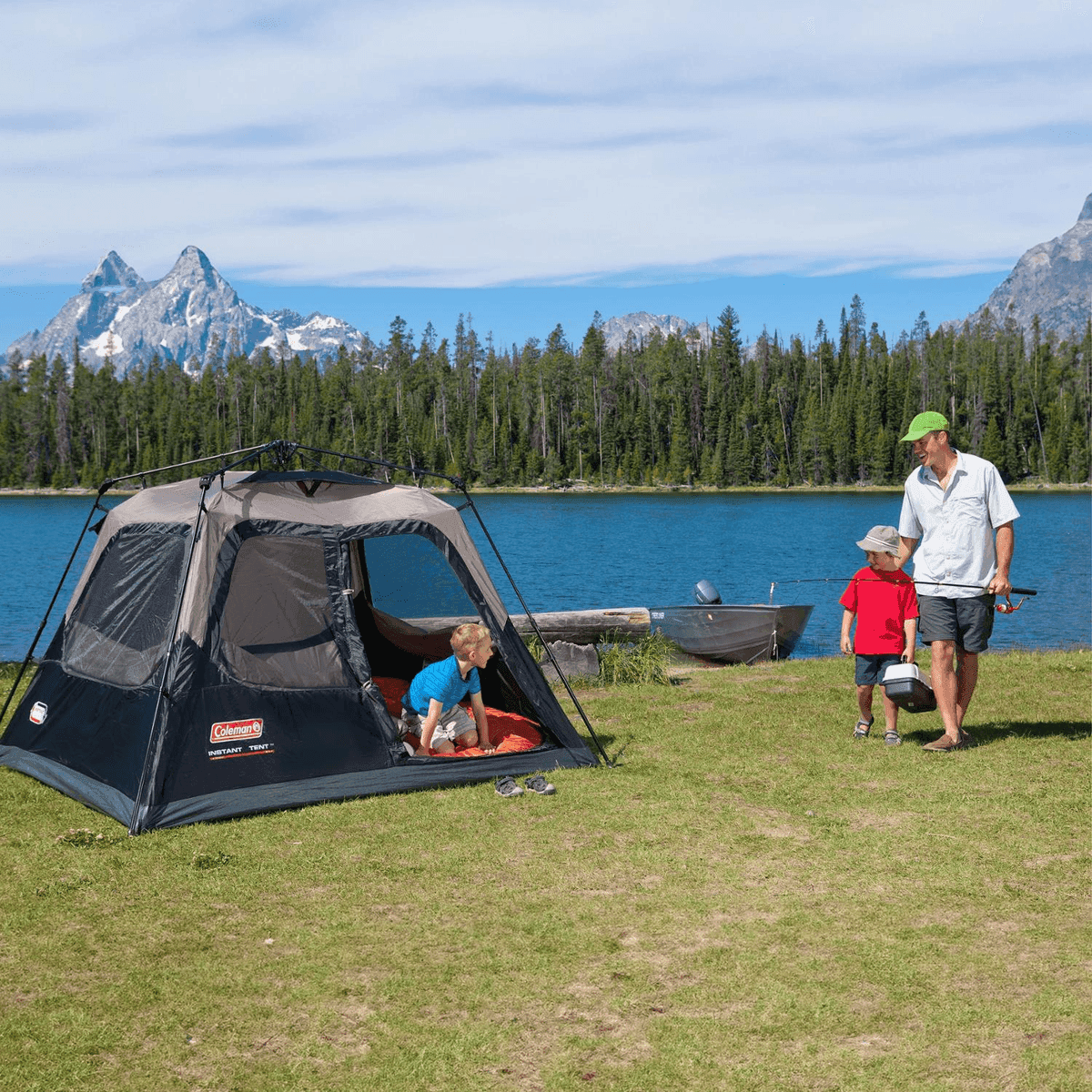 Coleman 4-Person Instant-Setup Cabin Tent $124.73 (Was $184.99) image 3