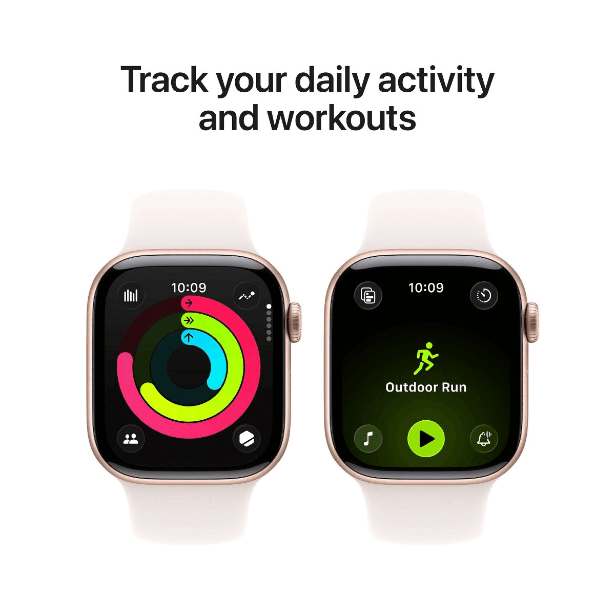Apple Watch Series 11 GPS 42mm Rose Gold with Light Blush Sport Band $299.99 (Was $399.99) image 4