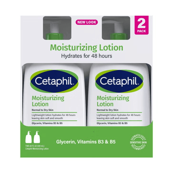 Cetaphil Moisturizing Lotion 20 fl oz, 2-Pack