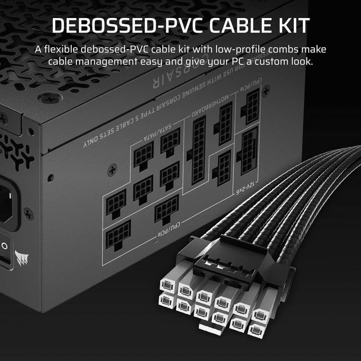 Corsair RM1000x Shift 1000W Fully Modular ATX 3.1 Power Supply image 5