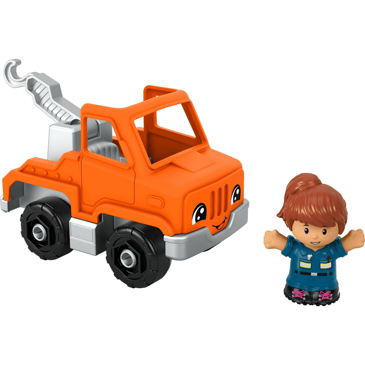 Fisher-Price Little People Help and Go Tow Truck & Figure Set, 2 Pieces