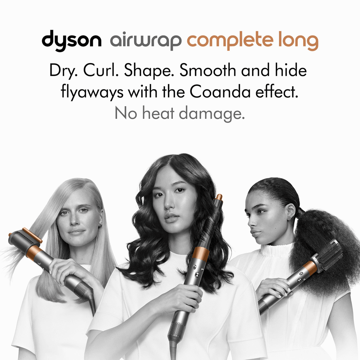Dyson HS05 Airwrap Long Multi-Styler, Nickel/Copper (Certified Refurbished) image 3