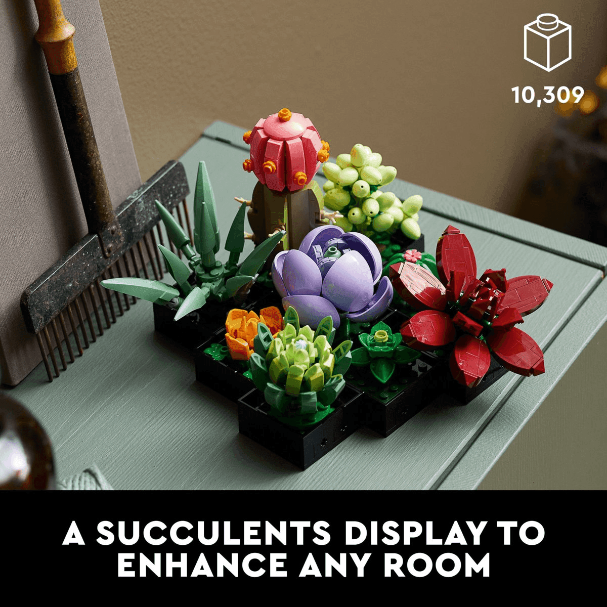 LEGO Botanicals Succulents 771-Piece Artificial Indoor Plant Set image 3