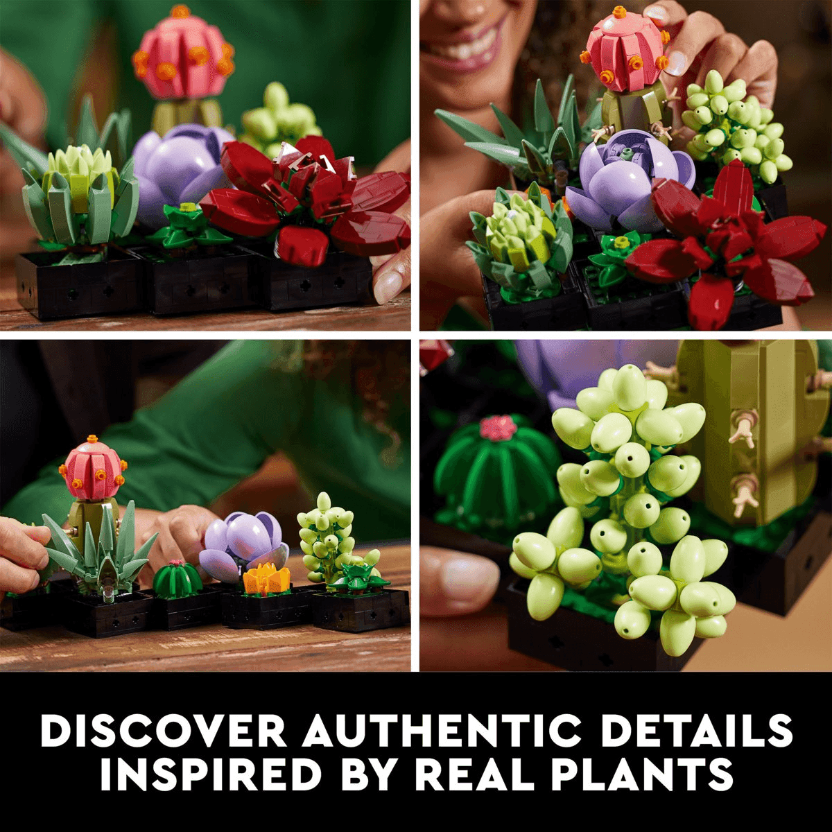 LEGO Botanicals Succulents 771-Piece Artificial Indoor Plant Set image 5