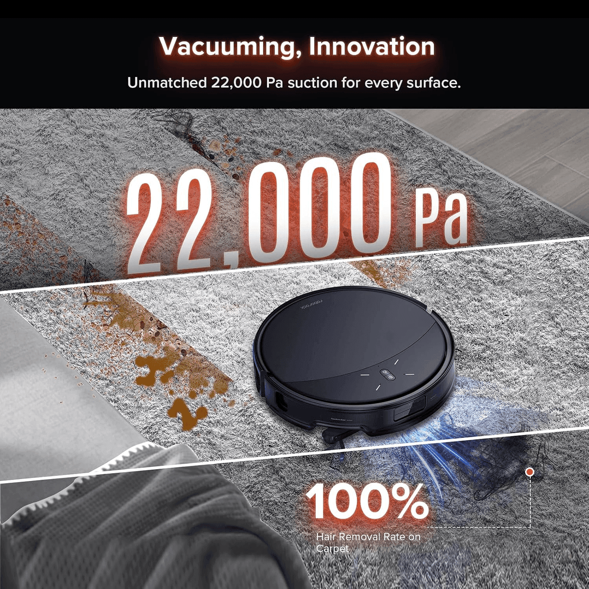 Roborock Saros 10R Robot Vacuum and Mop with Multifunction Dock image 4