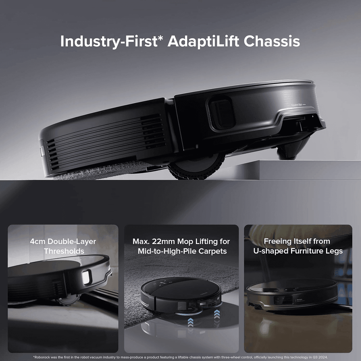Roborock Saros 10R Robot Vacuum and Mop with Multifunction Dock image 3