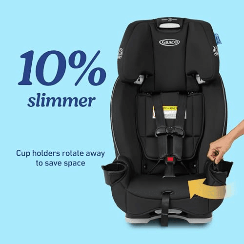 Graco SlimFit 3-in-1 Convertible Car Seat $172.49 (Was $229.99) image 5